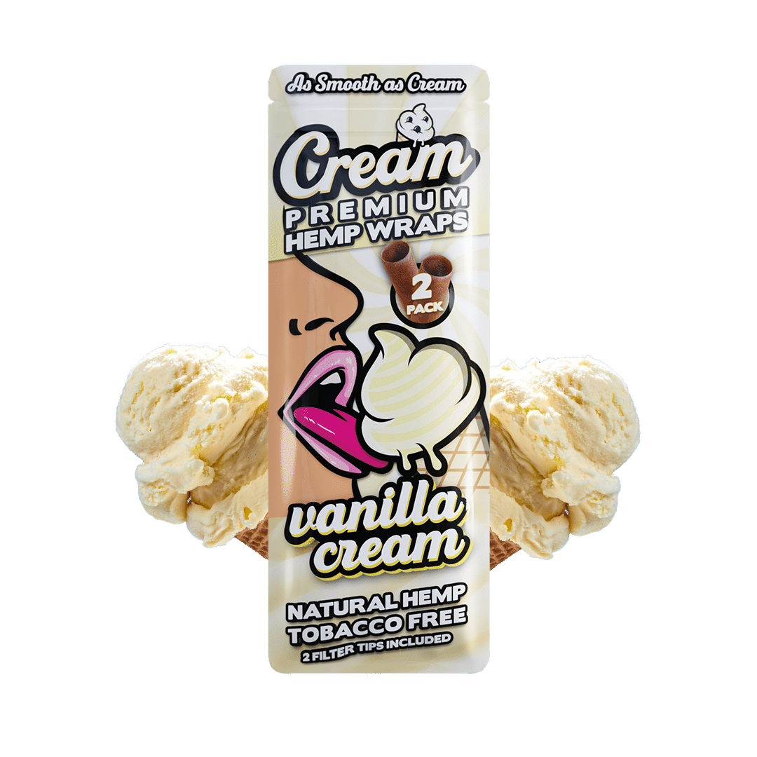 Vanilla Cream Infused Hemp Wrap 2 Wraps