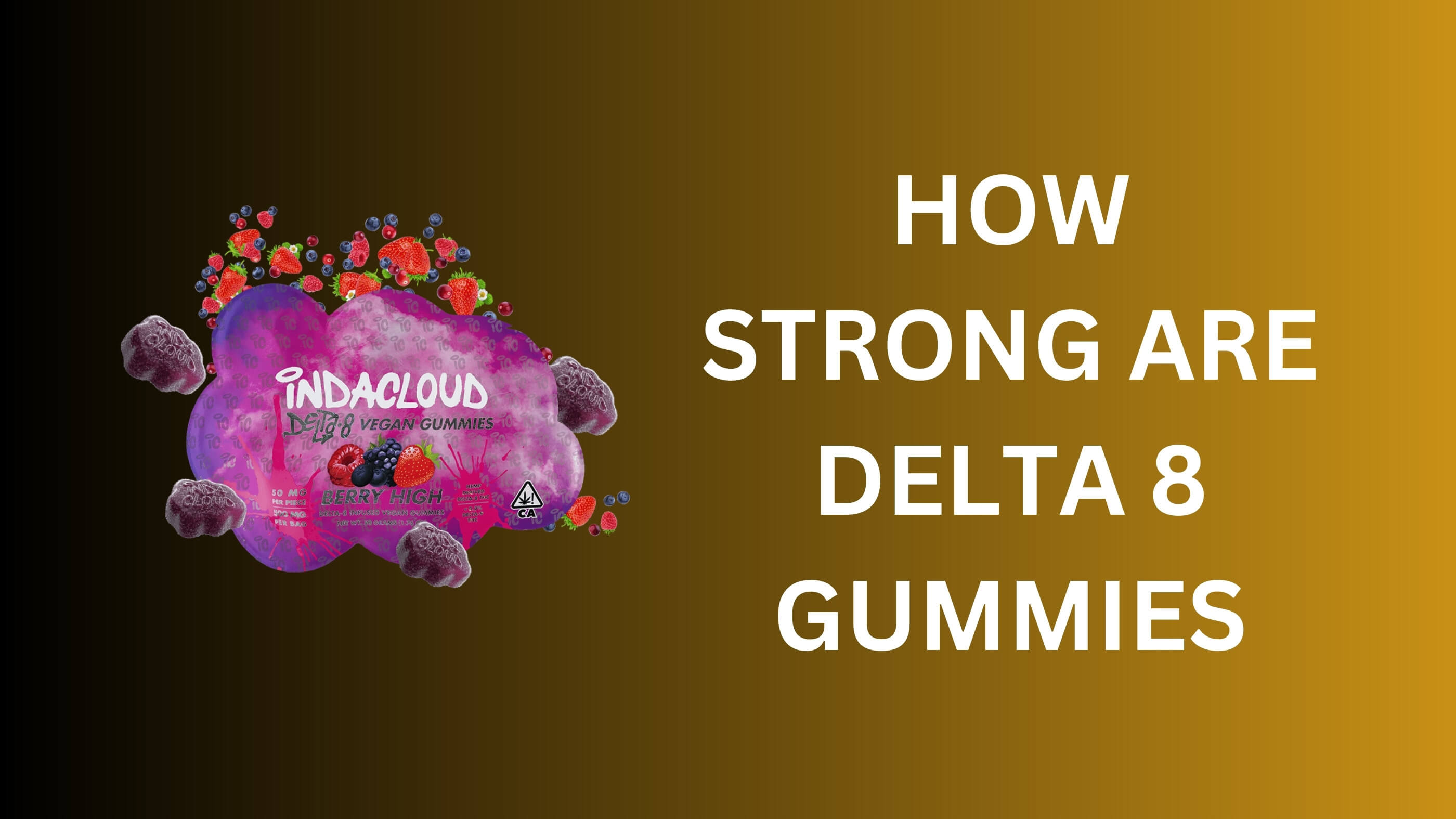 how strong are delta 8 gummies
