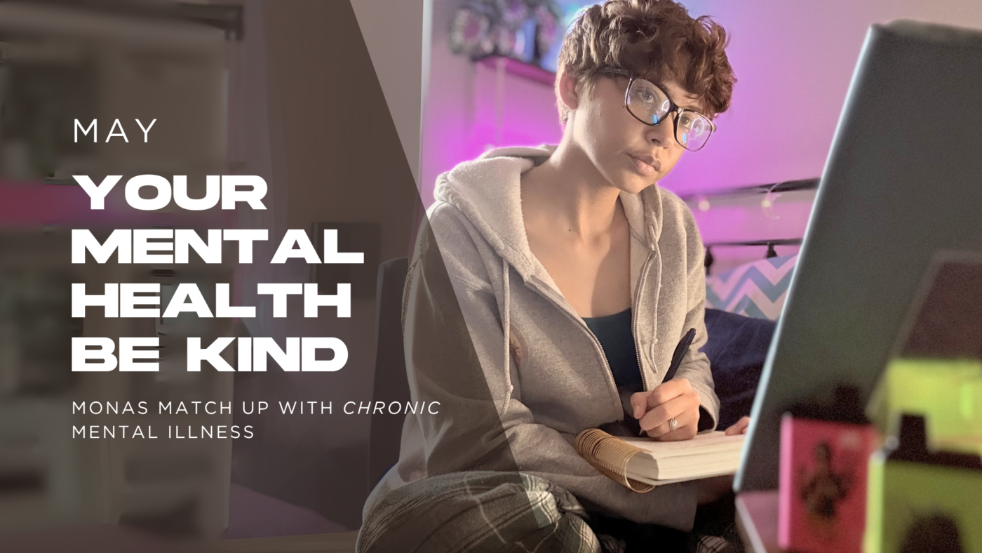 May Your Mental Health Be Kind: Mona’s Match-Up With Chronic Mental Illness 14 May Your Mental Health Be Kind